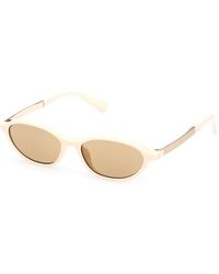 MAX&Co. - Mo0158 21J Sunglasses Injected Roviex Round Normal - Lyst