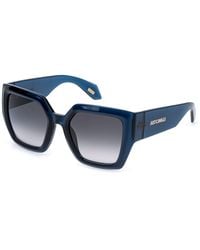 Just Cavalli - Sjc149 07Fk Sunglasses Injected Smoke Squared Normal Shaded - Lyst