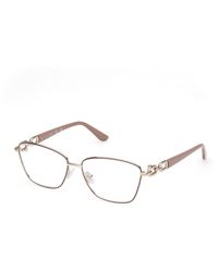 Guess - Gu50179 058 Optical Frames Metal Squared Normal - Lyst