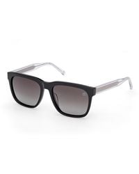 Timberland - Tb00059 01D Sunglasses Acetate Smoke Squared Polarized - Lyst