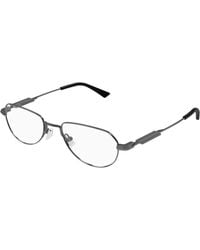 Bottega Veneta - Bv1510O 001 Optical Frames Metal Transparent Round - Lyst