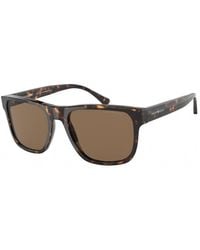 Emporio Armani - Ea4163 587973 Sunglasses Plastic Squared Normal - Lyst