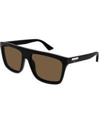 Gucci - Gg0748S 002 Sunglasses Injected Squared Normal - Lyst