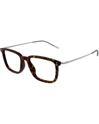Gucci - Gg1709O 006 Optical Frames Acetate Transparent Squared - Lyst