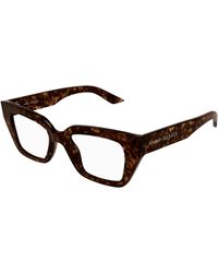 McQueen - Am0453O 002 Optical Frames Acetate Transparent Cat Eye - Lyst