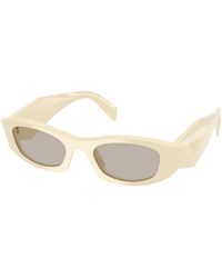 Prada - Pr B16S 21D5J2 Sunglasses Acetate Round Normal - Lyst