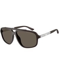 Emporio Armani - Ea4236U 6186/3 Sunglasses Injected Pilot Normal - Lyst