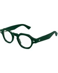 Bottega Veneta - Bv1487O 005 Optical Frames Acetate Transparent Round - Lyst