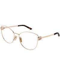 Gucci - Gg2049O 004 Optical Frames Metal Transparent Butterfly - Lyst