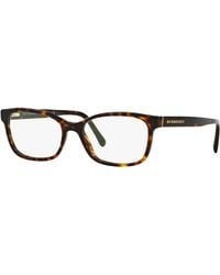 Burberry - Be2201 3002 Optical Frames Acetate Squared Normal - Lyst