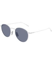 Montblanc - Mb0473S 003 Sunglasses Metal Round - Lyst