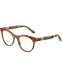 Dolce & Gabbana - Dg3399 3380 Optical Frames Acetate Transparent Pantos Normal - Lyst