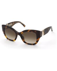 Nina Ricci - Snr377V 752 Sunglasses Acetate Squared Normal Shaded - Lyst
