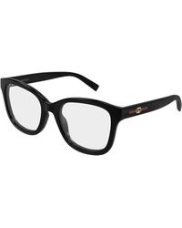 Gucci - Gg2104O 001 Optical Frames Injected Transparent Squared - Lyst