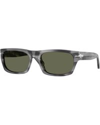 Persol - Po3398S 119258 Sunglasses Acetate Squared Polarized - Lyst