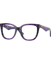 Burberry - Be2415 4113 Optical Frames Acetate Squared Normal - Lyst
