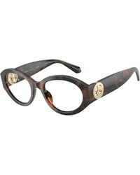 Giorgio Armani - Ar7298U 6478 Optical Frames Acetate Transparent Round Normal - Lyst