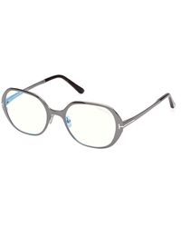 Tom Ford - Ft6137-B 008 Optical Frames Metal Geometric Normal - Lyst