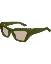 Bottega Veneta - Bv1438S 003 Sunglasses Bio-Injected Cat Eye - Lyst