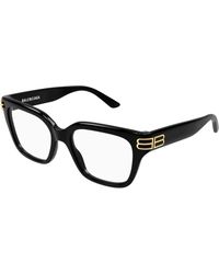 Balenciaga - Bb0436O 001 Optical Frames Acetate Transparent Cat Eye - Lyst