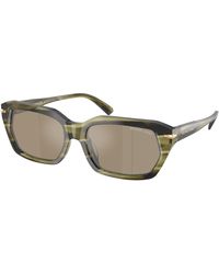 Michael Kors - Mk2265U Lake Tahoe 40407I Sunglasses Acetate Squared Mirrored - Lyst