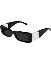 Balenciaga - Bb0096S 030 Sunglasses Acetate Squared - Lyst