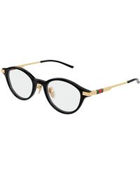 Gucci - Gg2000Oj 001 Optical Frames Acetate Transparent Round - Lyst