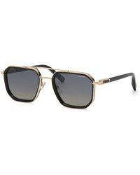Chopard - Schm40V 700P Sunglasses Metal Smoke Geometric Anti-Glare Nuanced - Lyst