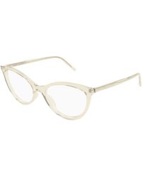 Saint Laurent - Sl 833 004 Optical Frames Acetate Transparent Cat Eye - Lyst