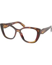 Prada - Pr B04V 22A1O1 Optical Frames Acetate Transparent Cat Eye Normal - Lyst