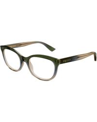 McQueen - Am0569O 006 Optical Frames Acetate Transparent Cat Eye - Lyst