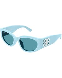 Balenciaga - Bb0324Sk 013 Sunglasses Acetate Light Round - Lyst