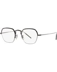 Oliver Peoples - Ov1291T Tk-7 5076 Optical Frames Titanium Transparent Squared Normal - Lyst
