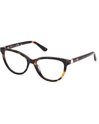 Guess - Gu50195 052 Optical Frames Acetate Cat Eye Normal - Lyst