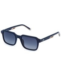 Fila - Sfib07 D82Z Sunglasses Acetate Smoke Squared Nuanced - Lyst