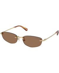Swarovski - Sk7045D 400473 Sunglasses Metal Geometric Normal - Lyst