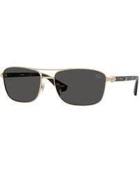 Burberry - Be3163 110987 Sunglasses Metal Squared Normal - Lyst