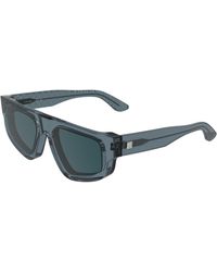 Calvin Klein - Ck25539S 400 Sunglasses Acetate Squared Normal - Lyst
