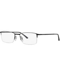 Giorgio Armani - Ar5010 3001 Optical Frames Steel Squared Normal - Lyst