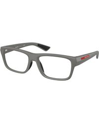 Prada Linea Rossa - Ps 02Tv 16X1O1 Optical Frames Injected Transparent Pillow Normal - Lyst