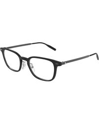 Montblanc - Mb0467Ol 013 Optical Frames Injected Transparent Squared - Lyst