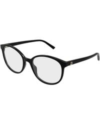 Gucci - Gg1996O 001 Optical Frames Acetate Transparent Round - Lyst