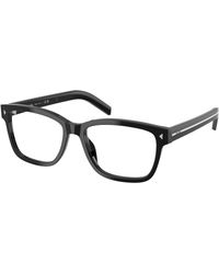 Prada - Pr B10V 17N1O1 Optical Frames Acetate Squared Normal - Lyst