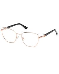 Guess - Gu50312 028 Optical Frames Metal Geometric Normal - Lyst