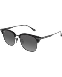 Maui Jim - Mj0629Sa 001 Occhiali Da Sole Bio-Iniettato Grigio Rotonda - Lyst