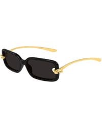 Bottega Veneta - Bv1439S 002 Sunglasses Bio-Injected Squared - Lyst