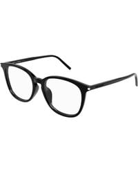Saint Laurent - Sl 724/F 001 Optical Frames Acetate Transparent Cat Eye - Lyst