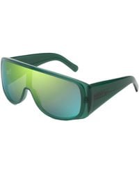 MM6 by Maison Margiela - Z8O Margiela Mm6 Mask Occhiali Da Sole Acetato Maschera Specchiato - Lyst