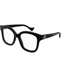 Gucci - Gg1258O 004 Optical Frames Plastic Squared - Lyst