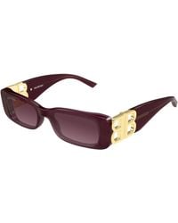Balenciaga - Bb0096S 028 Sunglasses Acetate Squared Nuanced - Lyst